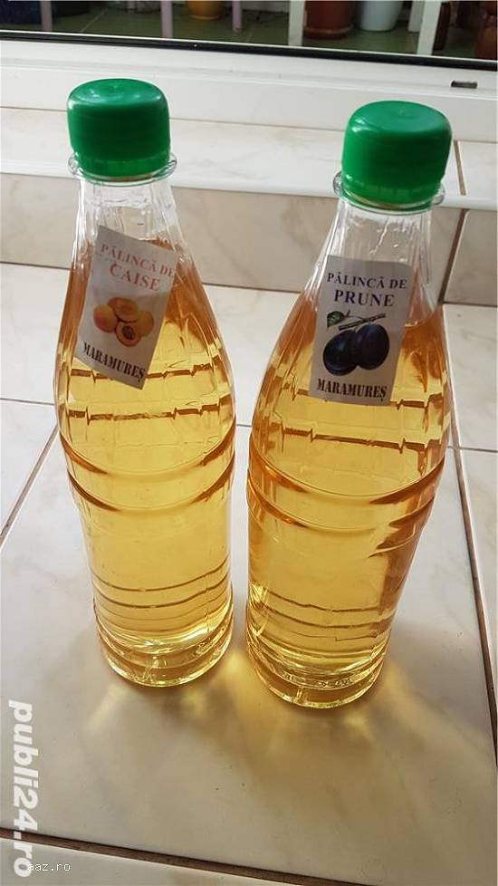 Vand palinca de Maramures din prune si din caise 53-55 grade