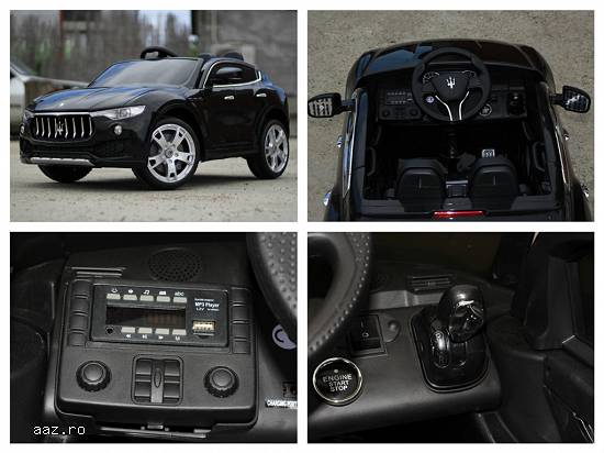Kinderauto Maserati Levante 2x35W STANDARD #Negru