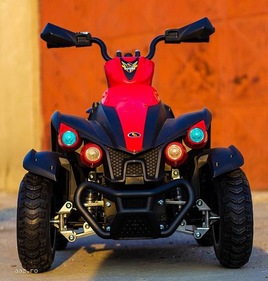 atv electric pentru copii beach quad 2x 45w 12v #rosu