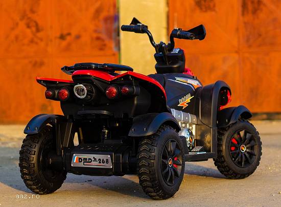 atv electric pentru copii beach quad 2x 45w 12v #rosu