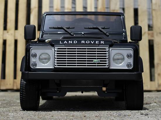 Masinuta electrica Land Rover Defender echipata CU ROTI MOI #Negru