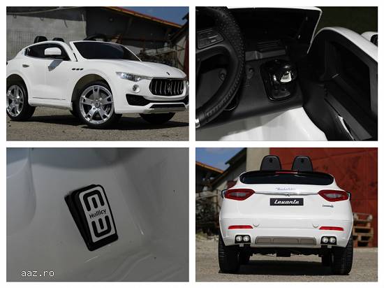 Kinderauto Maserati Levante 2x45W PREMIUM #Alb