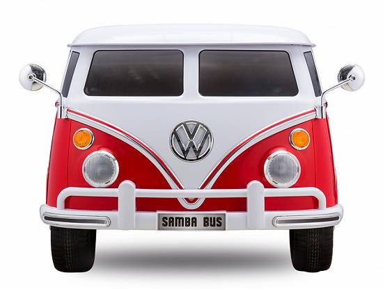Masinuta electrica VW Samba Bus echipata PREMIUM #Rosu