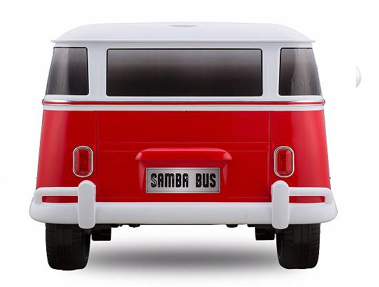 Masinuta electrica VW Samba Bus echipata PREMIUM #Rosu