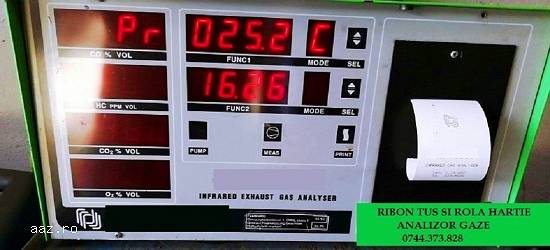 Ribon analizor gaze Motor X 770,  Tecnotest 488,  Omnibus 430,  AVL DiSmoke 435,  Flux 5000
