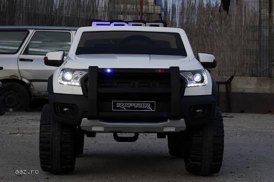 Masinuta Ford Ranger F650 POLICE echipata STANDARD #Alb
