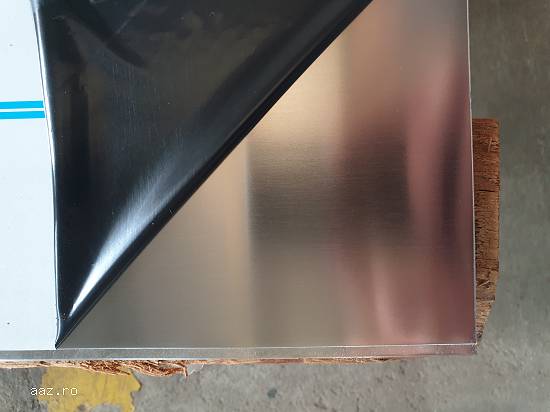 Tabla inox scotch brite 0.4x1000x2000mm satinata