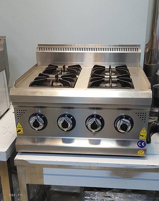 Aragaz inox gaz profesional