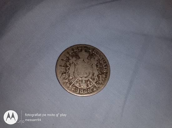 3  Monede napoleon 1868