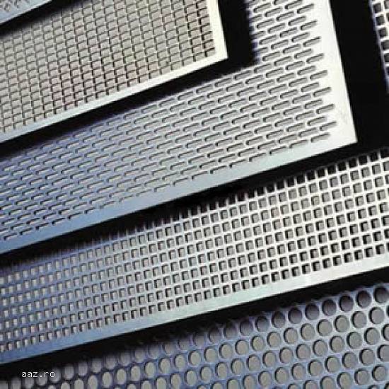 Tabla perforata otel 1x1000x2000mm R1.1T2  Rv 1.1-2 perforatie rotunda 1.1mm pas 2m foaie gaurita st