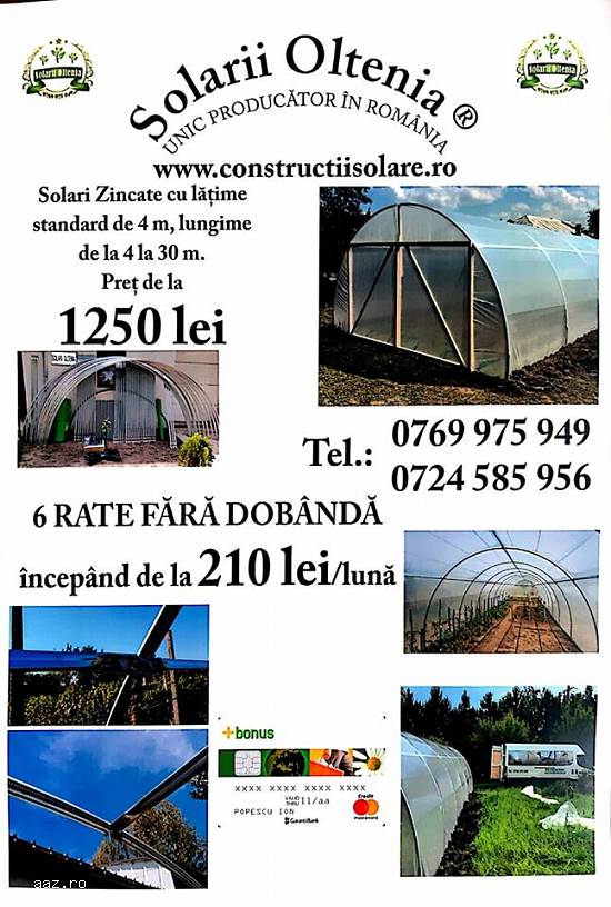 Kit solar Mini-Home KS 10 ( 10 m lungime x 4 m latime x 2.6 m inaltime )