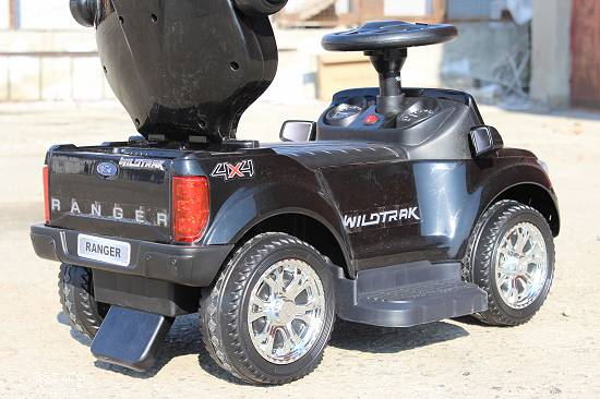 Carut pentru plimbat copii 2 in 1 Ford Ranger STANDARD #Negru