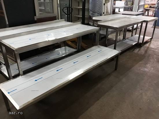 mese inox de lucru profesionale STOC