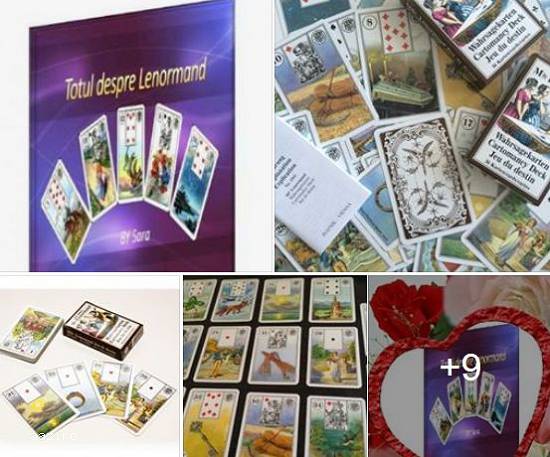 Carti tarot Piatnik lenormand+gratis cartea in limba romana