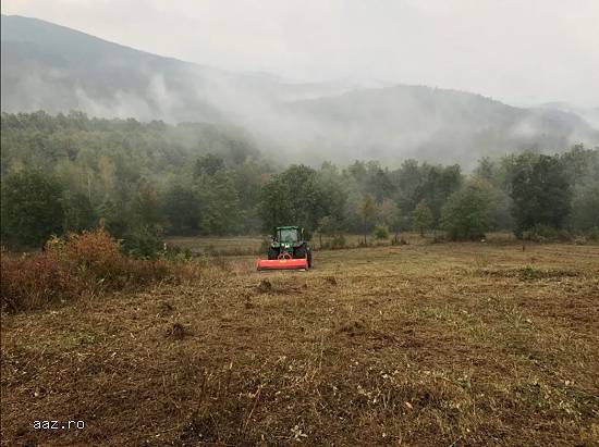Defrisare,   curatare terenuri agricole cu tocatori profesionale