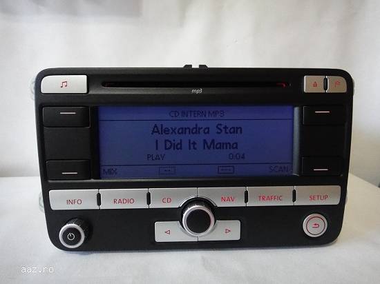 Radio Cd Mp3 OEM Volkswagen Seat Cu Navigatie Rns300