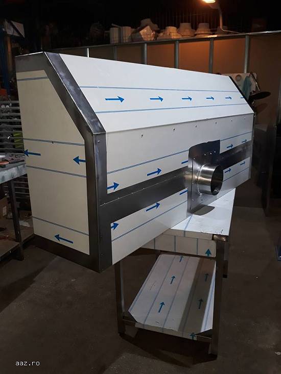 Hota inox de perete Snack-Type 2 m profesionala