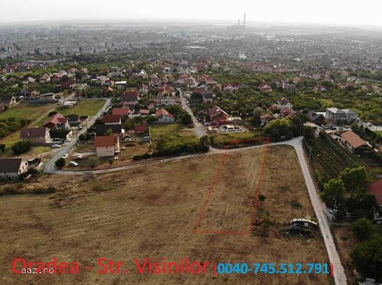Teren intravilan de vanzare str. Visinilor,   Oradea