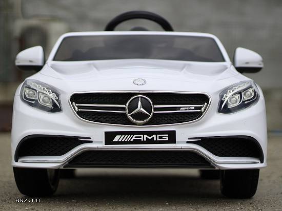 Kinderauto Mercedes S63 12V PREMIUM #Alb