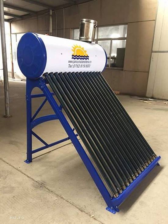 Panou solar apa calda nepresurizat – inox - 100L