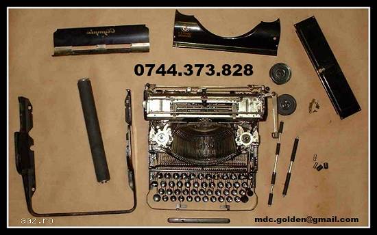 Service si consumabile masini de scris 0744373828 mecanice si electrice,   in Bucuresti si Ilfov