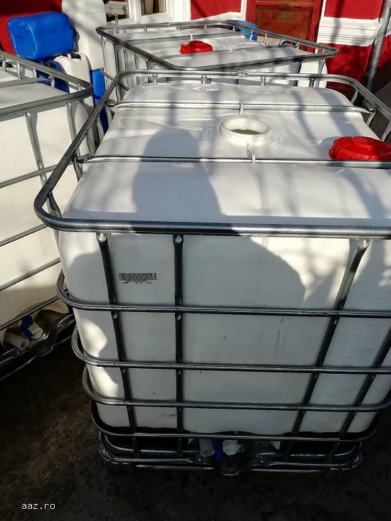 Bazine 1000 l alimentare pe palet metalic sau plastic