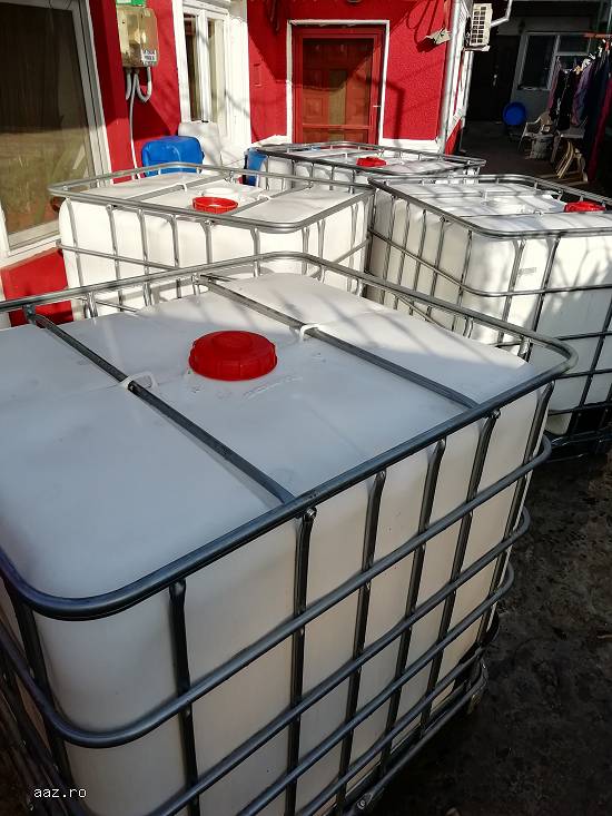 Bazine 1000 l alimentare pe palet metalic sau plastic