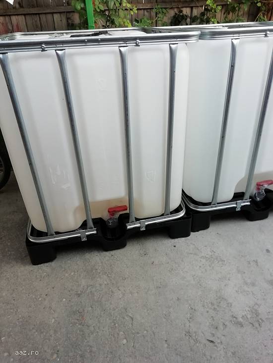 Bazine 1000 l alimentare pe palet metalic sau plastic