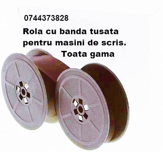Role cu banda pentru masini de scris mecanice,  electromecanice Olympia,  Adler,  Triumph,  Brother,