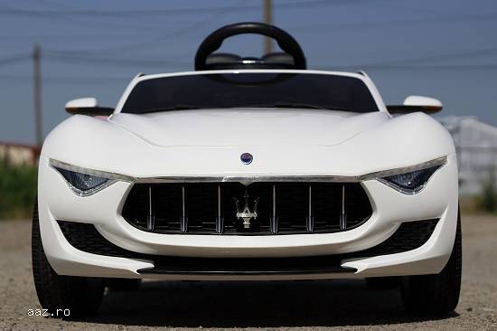 Masinuta electrica Maserati Alfieri echipata STANDARD #Alb