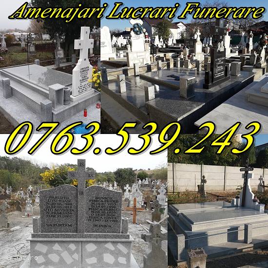Monumente Funerare  Cavouri Borduri Morminte  Marmura Granit