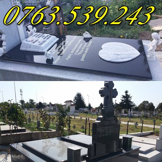 Monumente Funerare  Cavouri Borduri Morminte  Marmura Granit