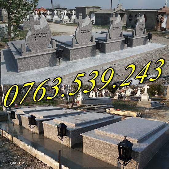 Monumente Funerare  Cavouri Borduri Morminte  Marmura Granit