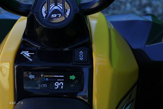 Mini ATV electric pentru copii Tiger 35W 12V #Galben