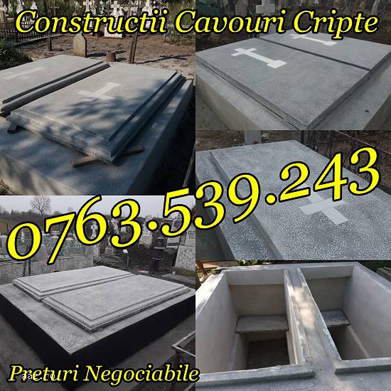 Constructii Cavouri Cripte Borduri Cimitir Placari Lucrari Funerare