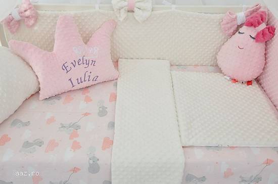 Producatori lenjerii pentru patut 100% personalizate