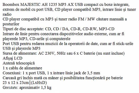 Radio CD Majestic si Radio dublucas Crown