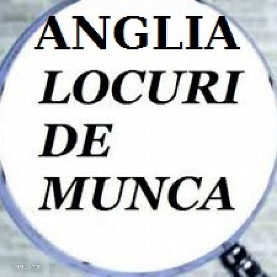 Anglia locuri de munca
