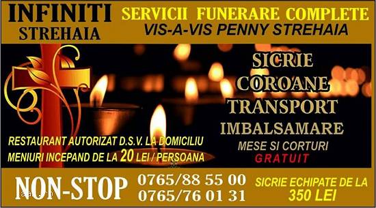 Servicii Funerare Complete Bradesti,   Poiana,   Gorj si Strehaia