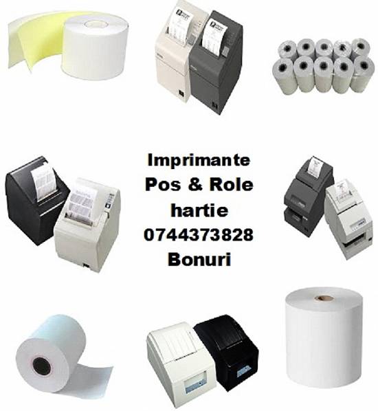 Rola hartie imprimanta horeca,  comenzi,  sectie,   restaurant