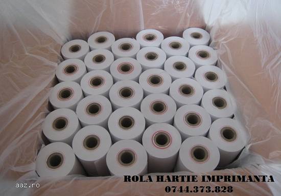 Role hartie pentru imprimante pos matriciale sau termice,   role hartie offset sau termice,   simple
