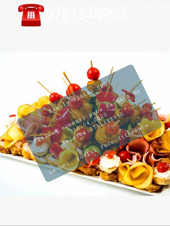 Platouri aperitiv / platouri cu prajituri asortate !