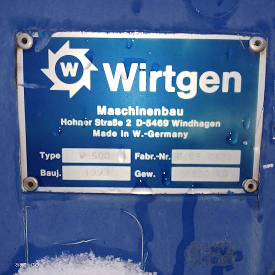 Lichidator judiciar,   vand freza beton marca Wirtgen - Medias