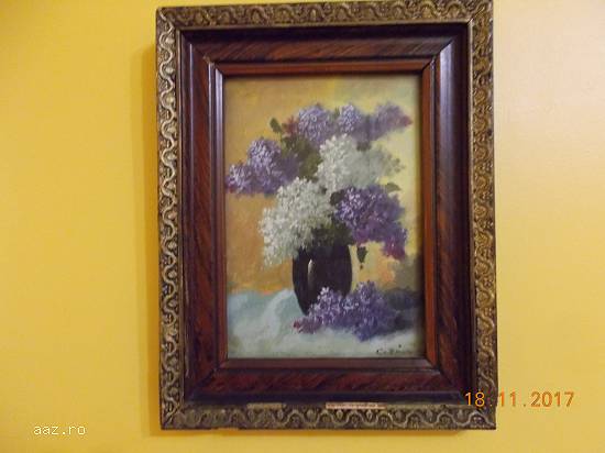 Vand tablouri picturi ulei pe carton - lot 2