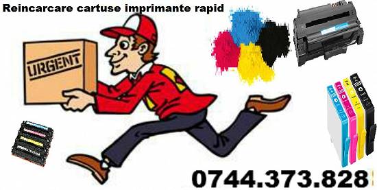 Reincarcari cartuse imprimanta cu testare si livrare rapida,   in Bucuresti si Ilfov.