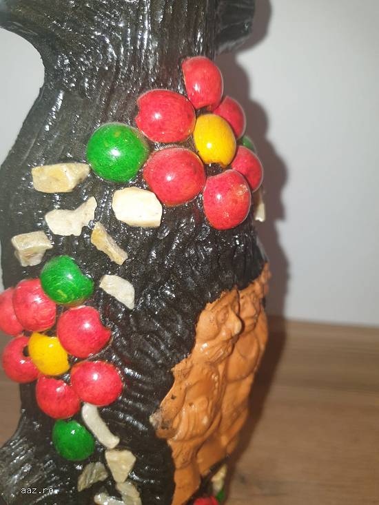 Sticla hand made cu pahare de țuică
