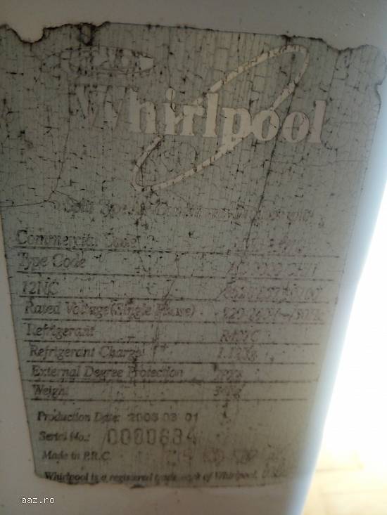 Vand Aer conditionat Whirlpool 9000btu - al 6 lea simt defect