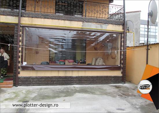 Imprejmuire cu transparent vintage