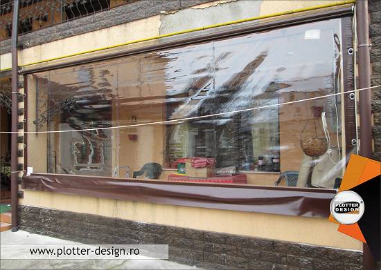 Imprejmuire cu transparent vintage