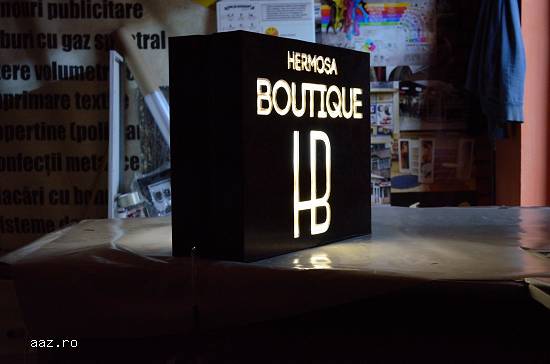 Casete luminoase promovare afacere